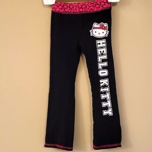 Hello Kitty black flare tights